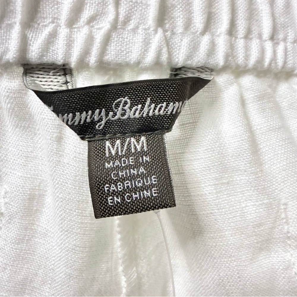 Tommy Bahama Women's Two Palms Linen Drawstring White Casual Shorts -Sz Med, NWT - Picture 10 of 14